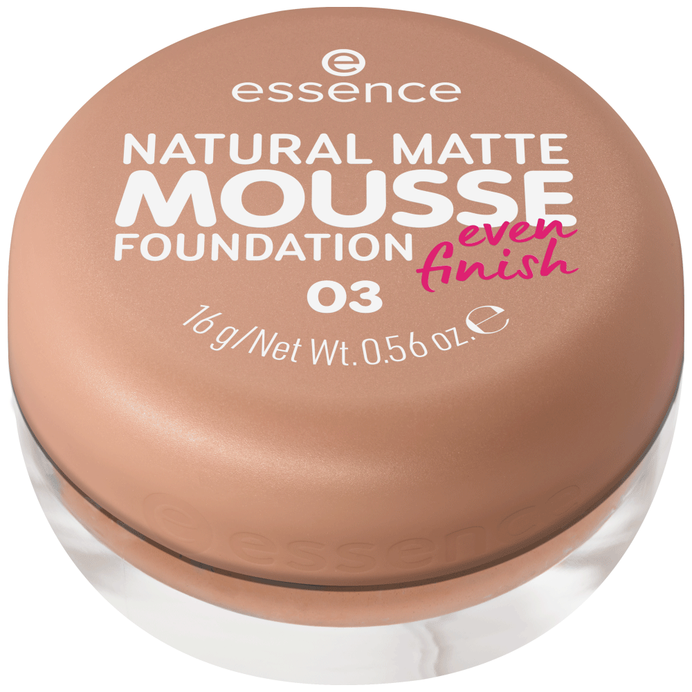 Bild: essence Natural Matte Mousse Foundation 03