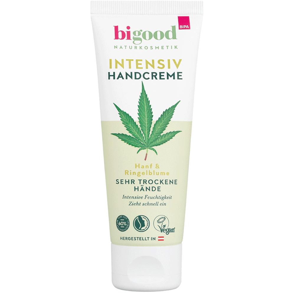 Bild: bi good Intensiv Handcreme Hanf & Ringelblume 