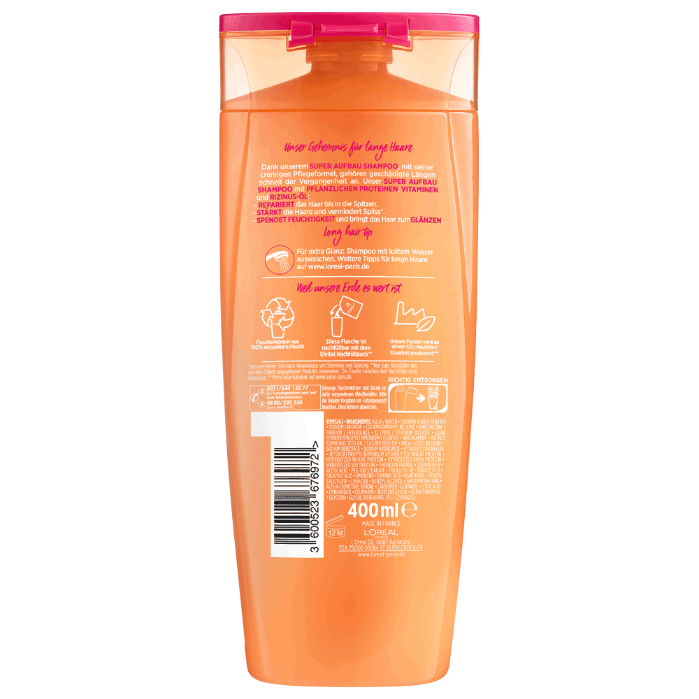 Bild: L'ORÉAL PARIS ELVITAL Dream Length Shampoo XL 