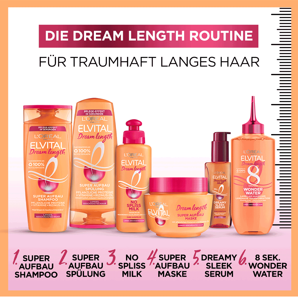 Bild: L'ORÉAL PARIS ELVITAL Dream Length Shampoo XL 