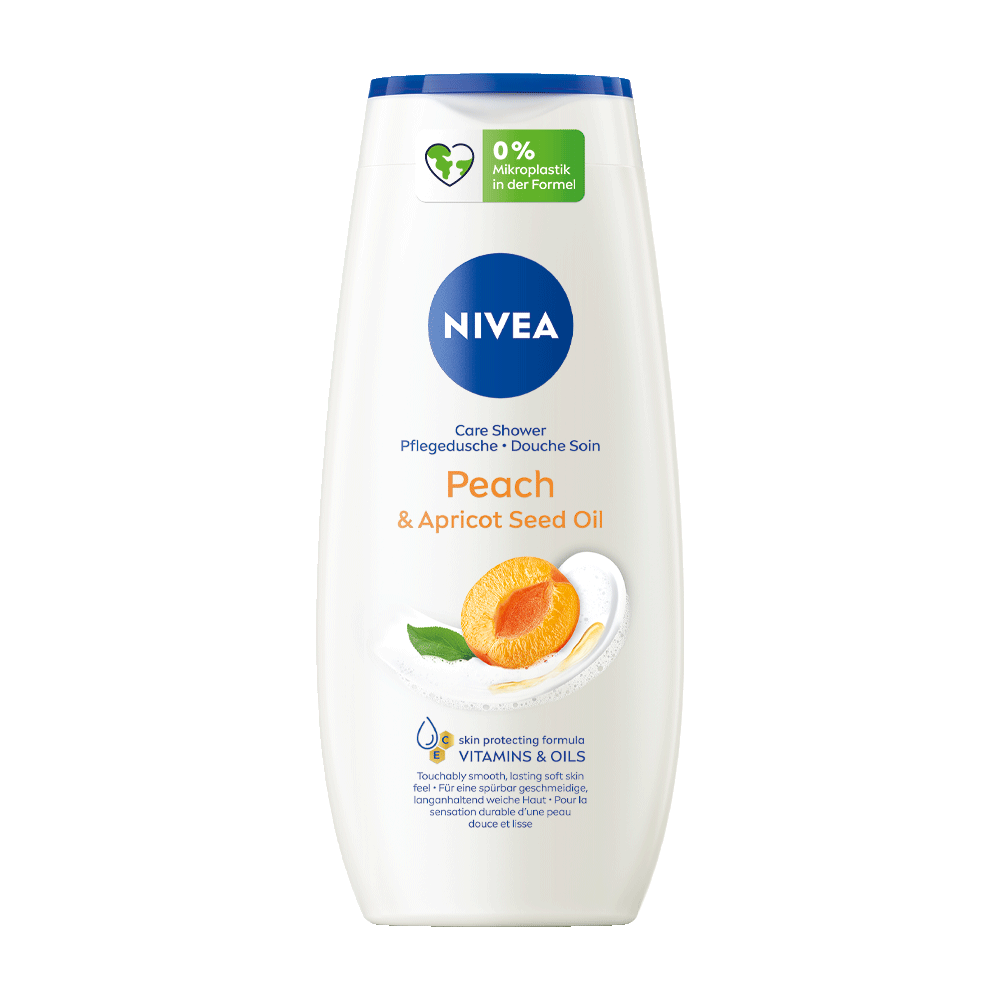 Bild: NIVEA Pflegedusche Pfirsich und Apricot Seed Oil 