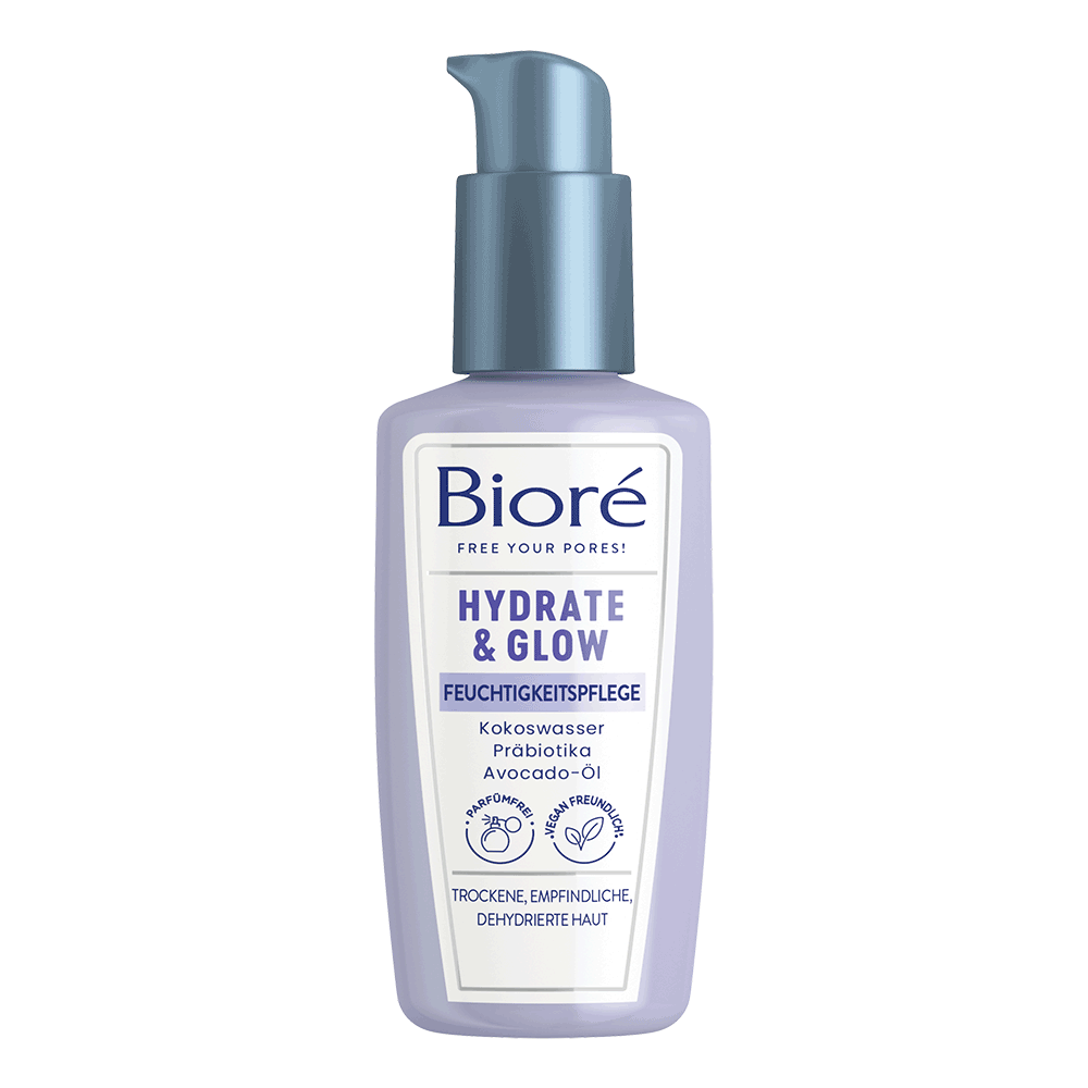 Bild: Bioré Hydrate & Glow Feuchtigkeitspflege 