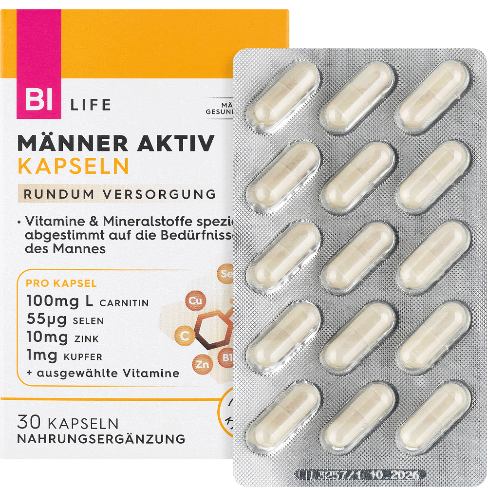 Bild: BI LIFE Männer Aktiv Kapseln 