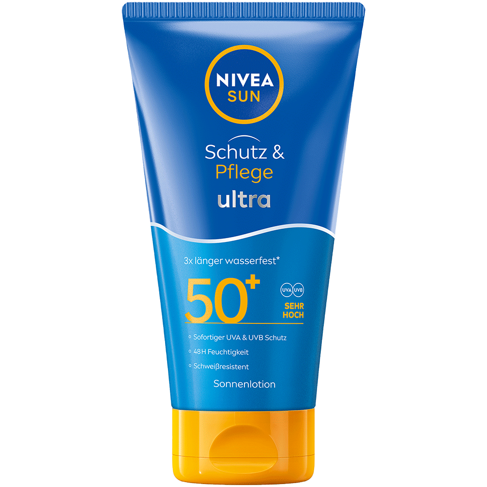 Bild: NIVEA Sun Schutz & Pflege Ultra Sonnenlotion LSF 50+ 