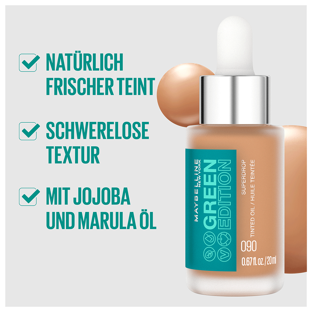 Bild: MAYBELLINE Green Editon Superdrop Tinted Dry Oil 30