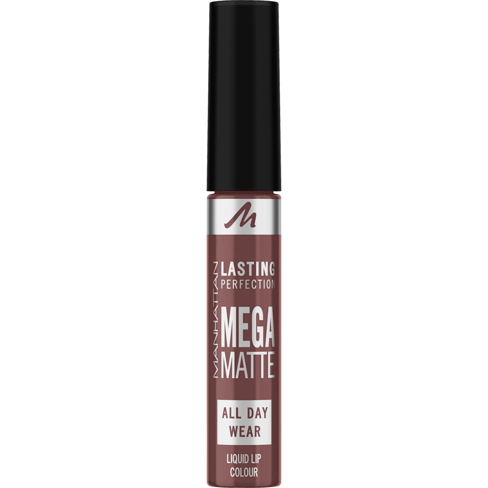 Bild: MANHATTAN Lasting Perfection Mega Matte Liquid Lip Colour state of burgundy