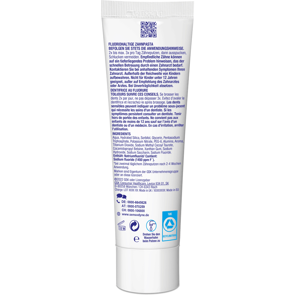 Bild: SENSODYNE Zahncreme Multicare Sanftweiß 