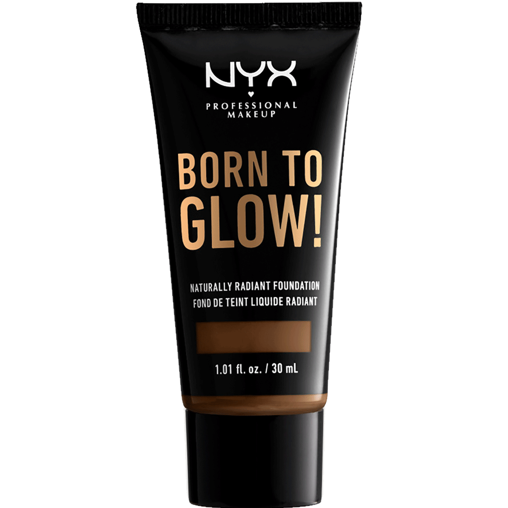 Bild: NYX Professional Make-up Born To Glow Naturally Radiant Foundation cocoa