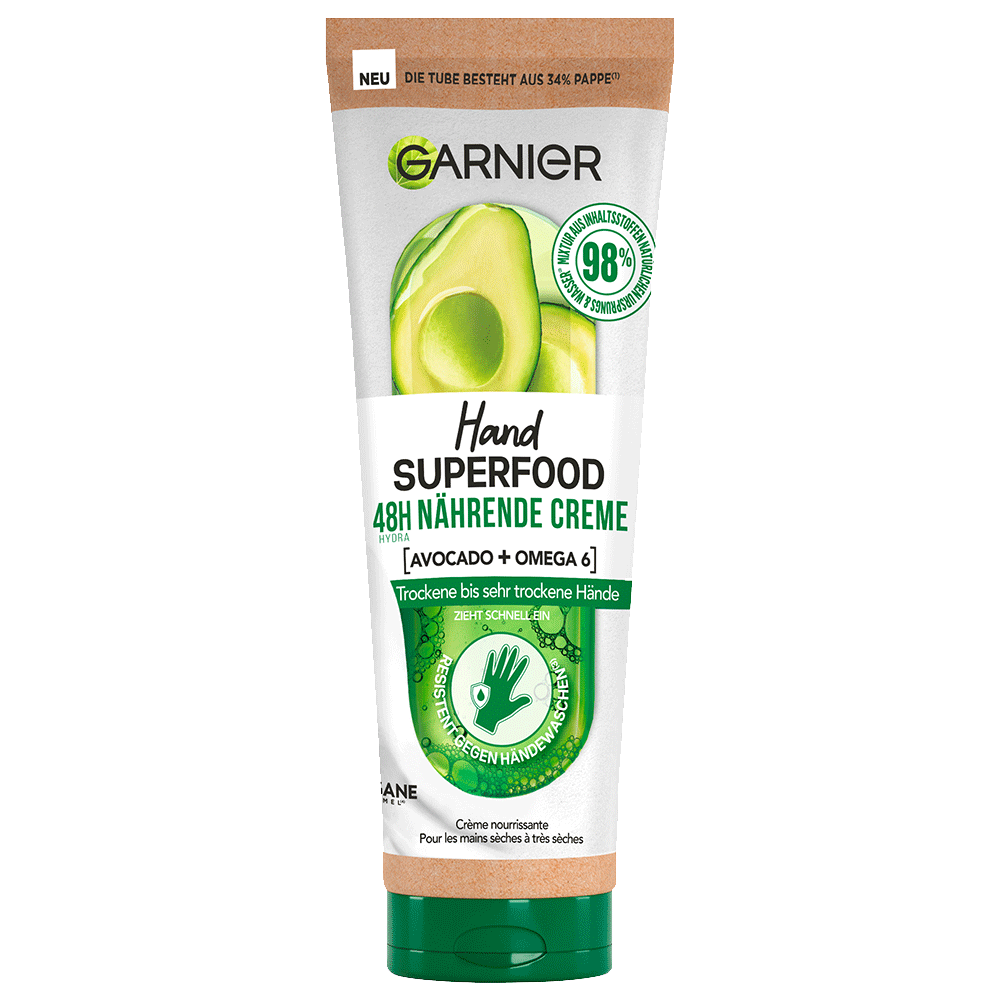 Bild: GARNIER Hand Superfood 48h nährende Creme 