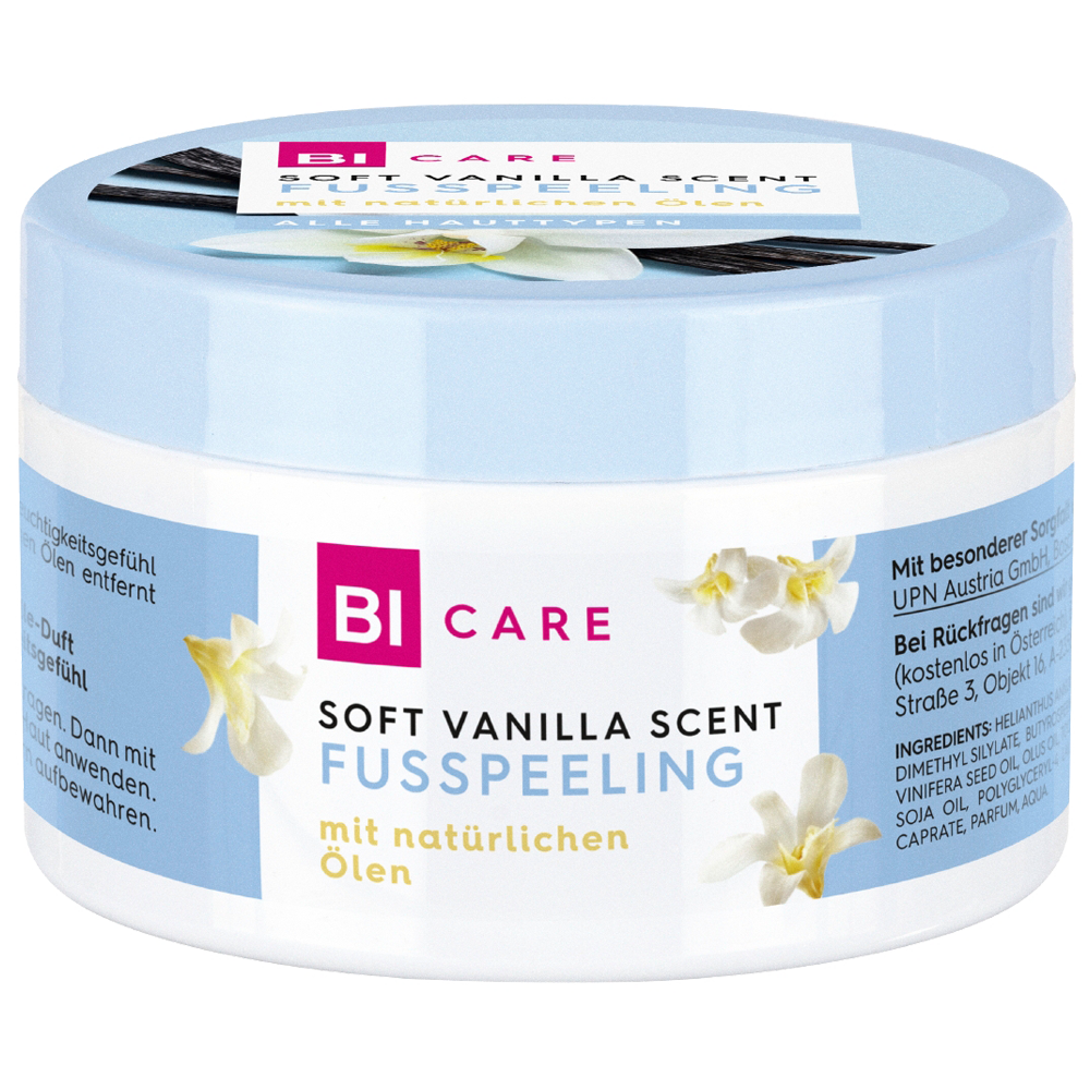 Bild: BI CARE Fusspeeling Soft Vanilla Scent 