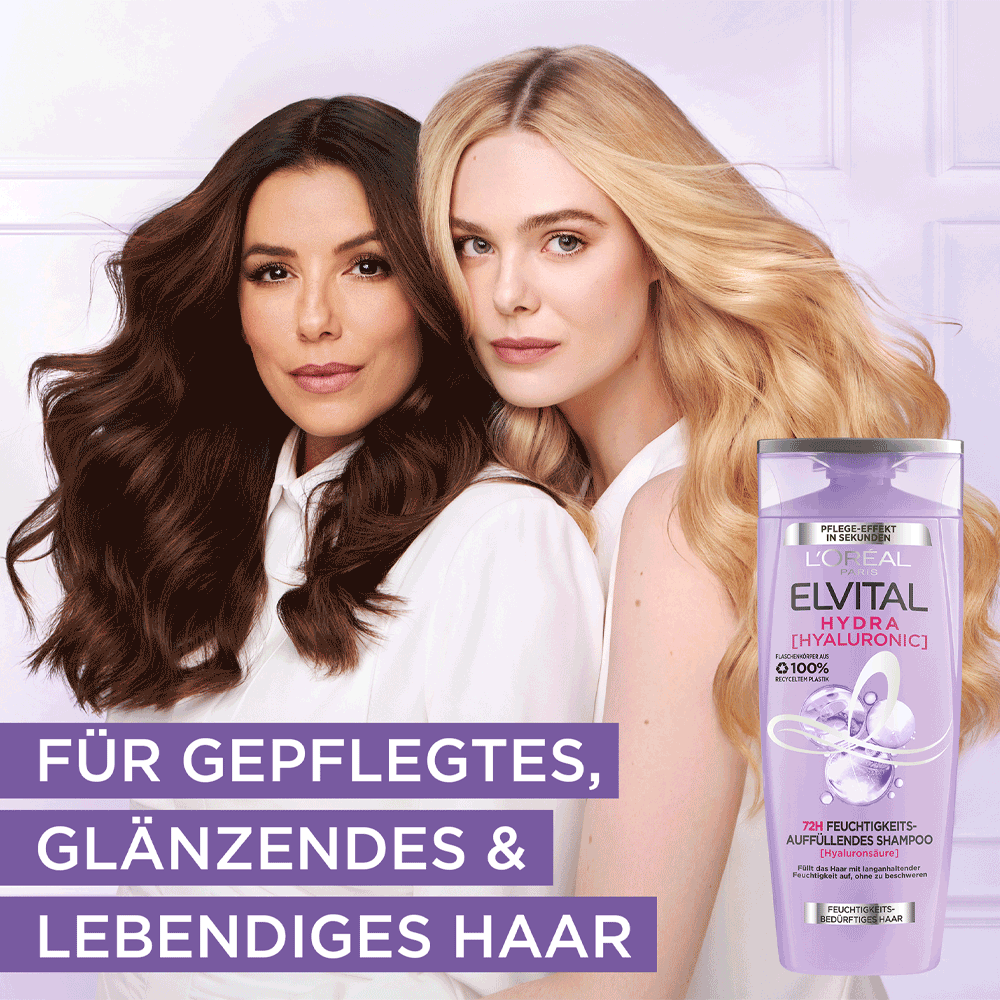 Bild: L'ORÉAL PARIS ELVITAL Hydra [Hyaluronic] Shampoo 