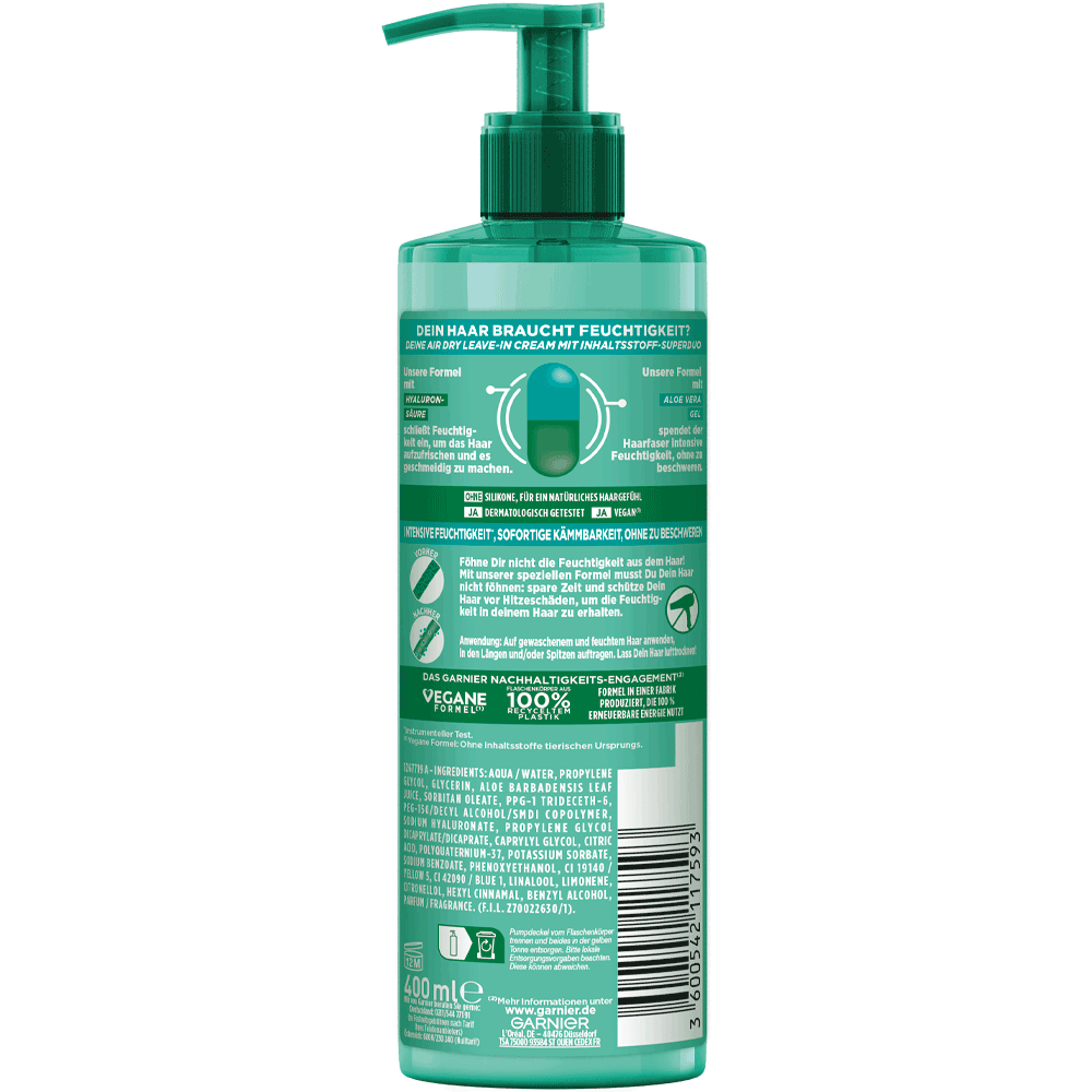 Bild: GARNIER FRUCTIS Aloe Air-Dry Cream 