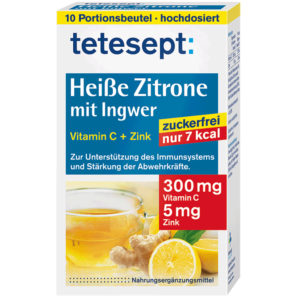 Bild: tetesept: Heiße Zitrone mit Ingwer 