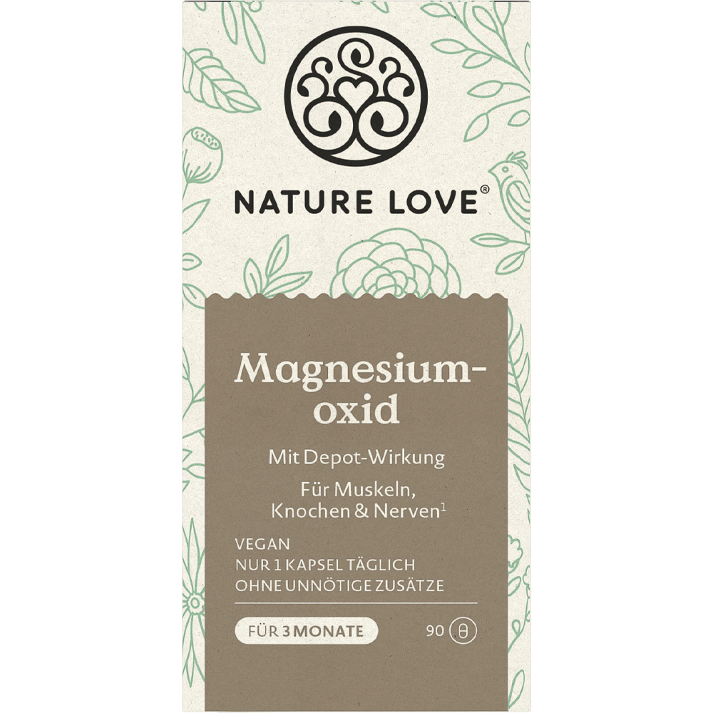 Bild: NATURE LOVE Magnesiumoxid 