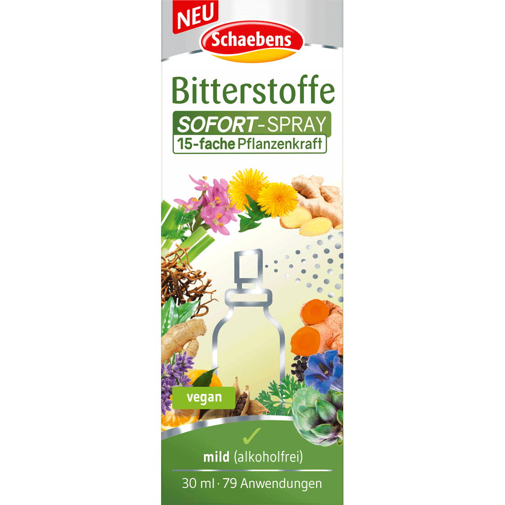 Bild: Schaebens Bitterstoffe Sofort-Spray 