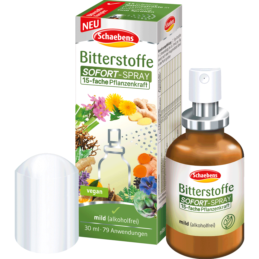 Bild: Schaebens Bitterstoffe Sofort-Spray 