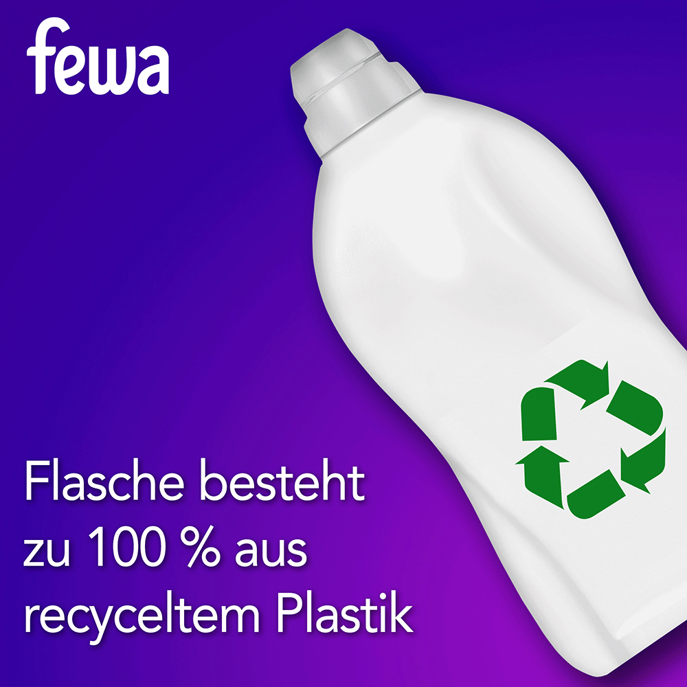 Bild: Fewa Flüssigwaschmittel Schwarz Blütenmeer 