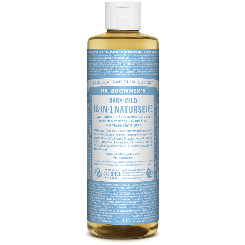 Bild: Dr. Bronner's 18-in-1 Naturseife Babymild 475ml