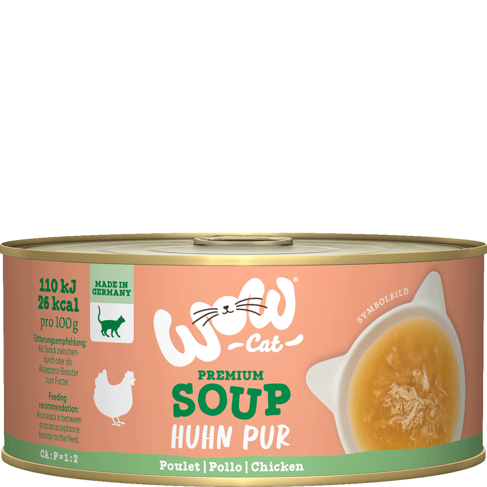 Bild: WOW Cat Soup Huhn Pur 