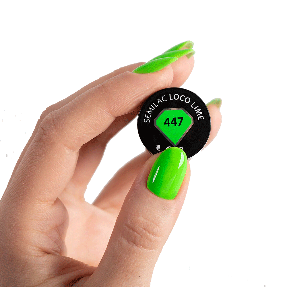 Bild: Semilac UV Nagellack Loco Lime