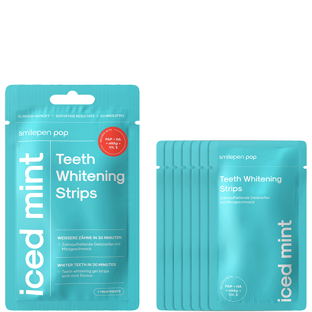 Bild: Smilepen Pop Teeth Whitening Strips Iced Mint 