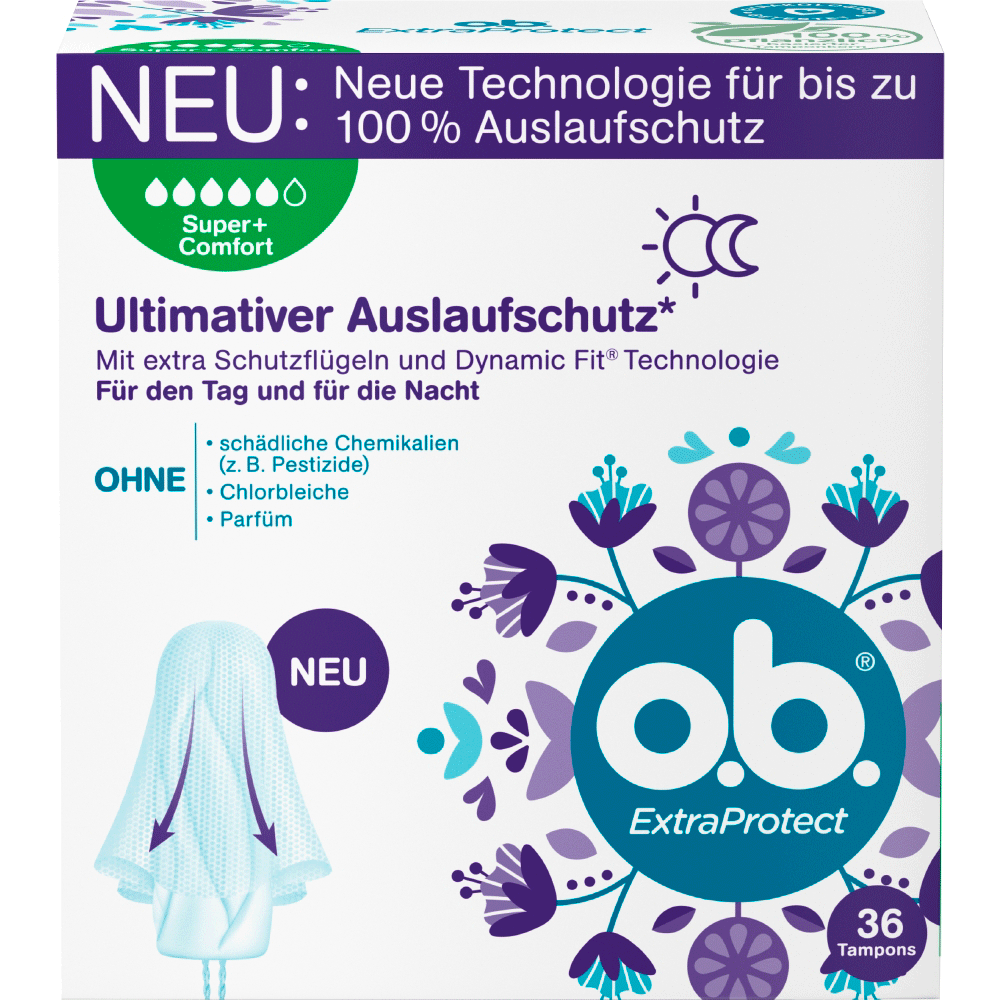 Bild: o.b. Extra Protect Tampons Super+ 