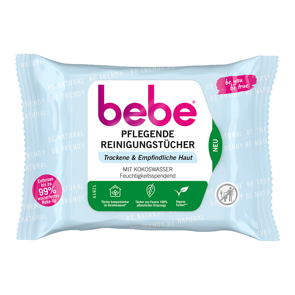 Bild: bebe 5 in 1 pflegende Reinigungstücher 