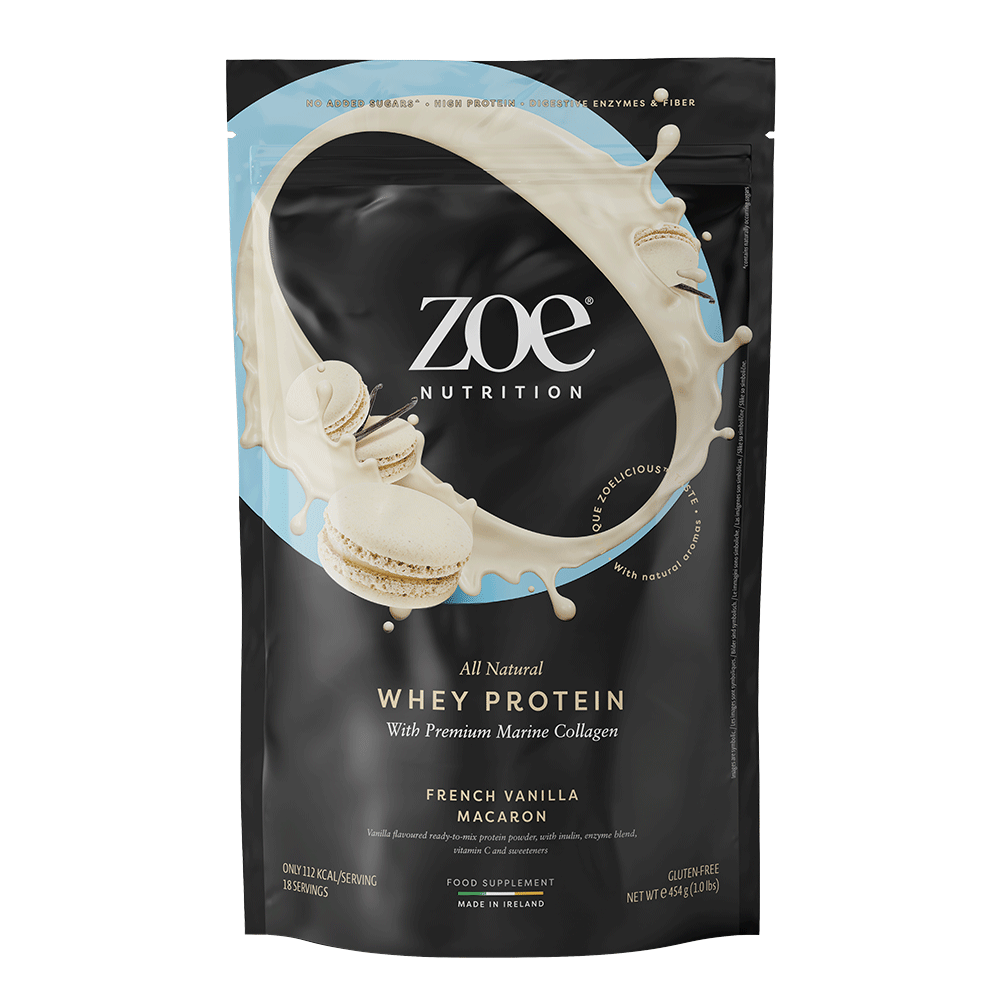 Bild: Zoe Whey Protein French Vanilla Macaron 