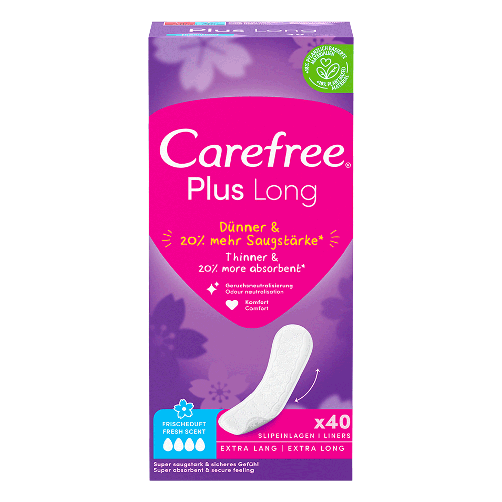 Bild: Carefree Plus long Frischeduft Slipeinlagen 