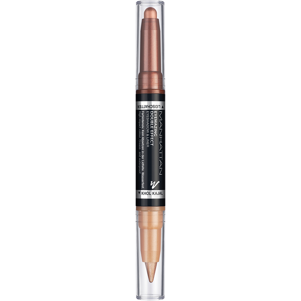 Bild: MANHATTAN Eyemazing Double Ended Eyeshadow & Eyeliner bohemian bronze