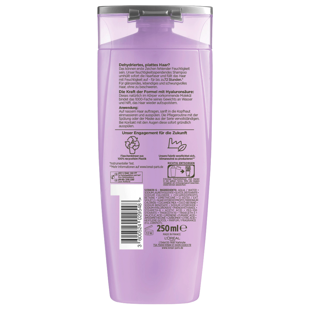 Bild: L'ORÉAL PARIS ELVITAL Hyaluron Plump Shampoo 