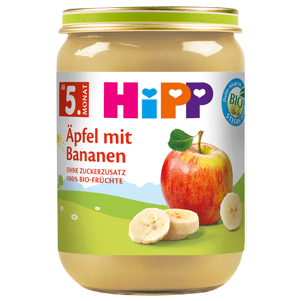 Bild: HiPP Äpfel mit Bananen 