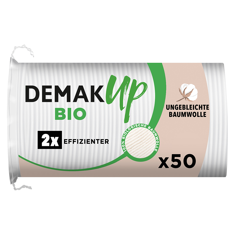 Bild: DEMAK'UP Bio Wattepads oval 