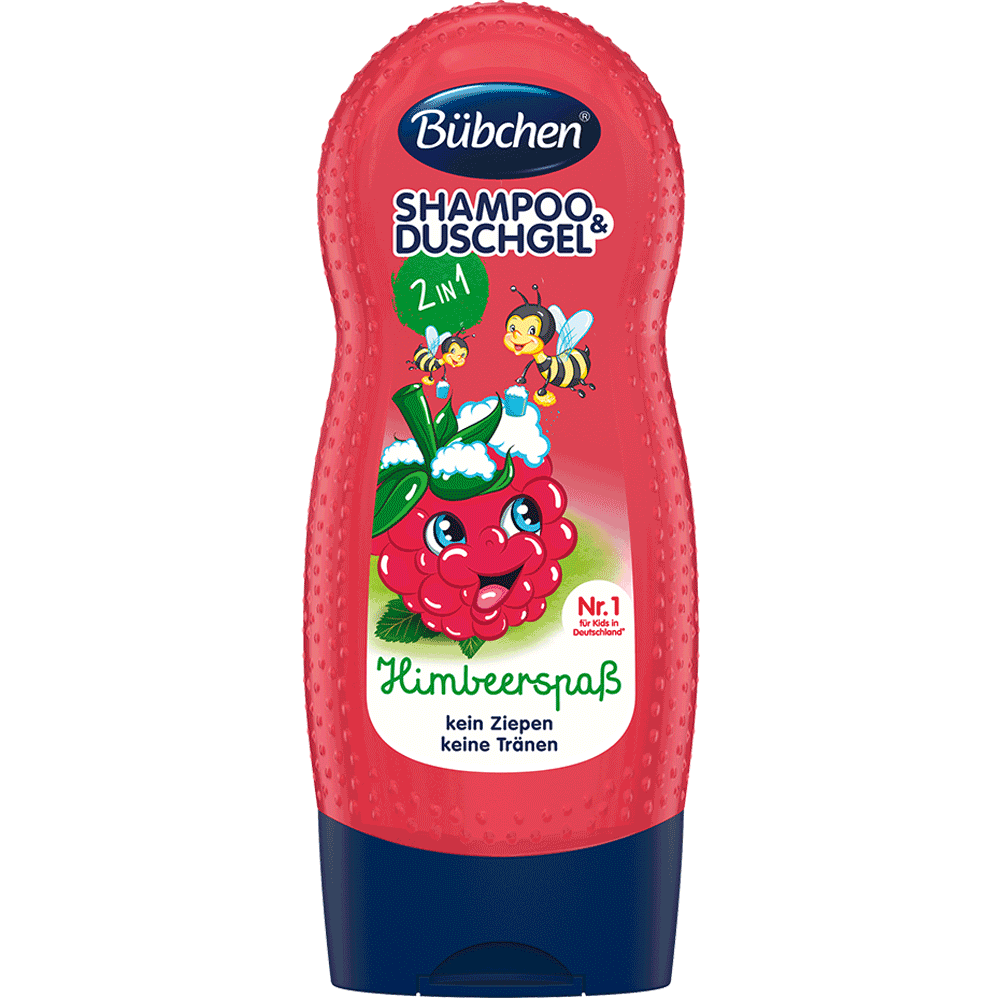 Bild: Bübchen Kindershampoo und -duschgel Himbärspaß 