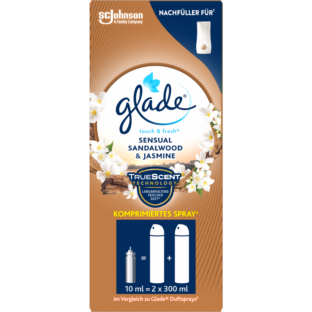 Bild: Glade Touch & Fresh Sensual Sandalwood & Jasmine Nachfüllung 