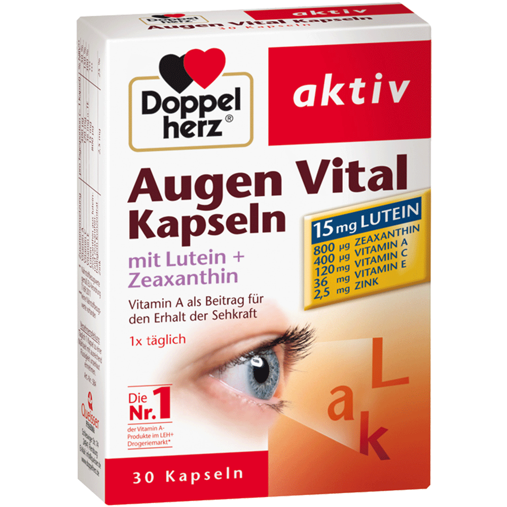 Bild: DOPPELHERZ Augen Vital Kapseln 