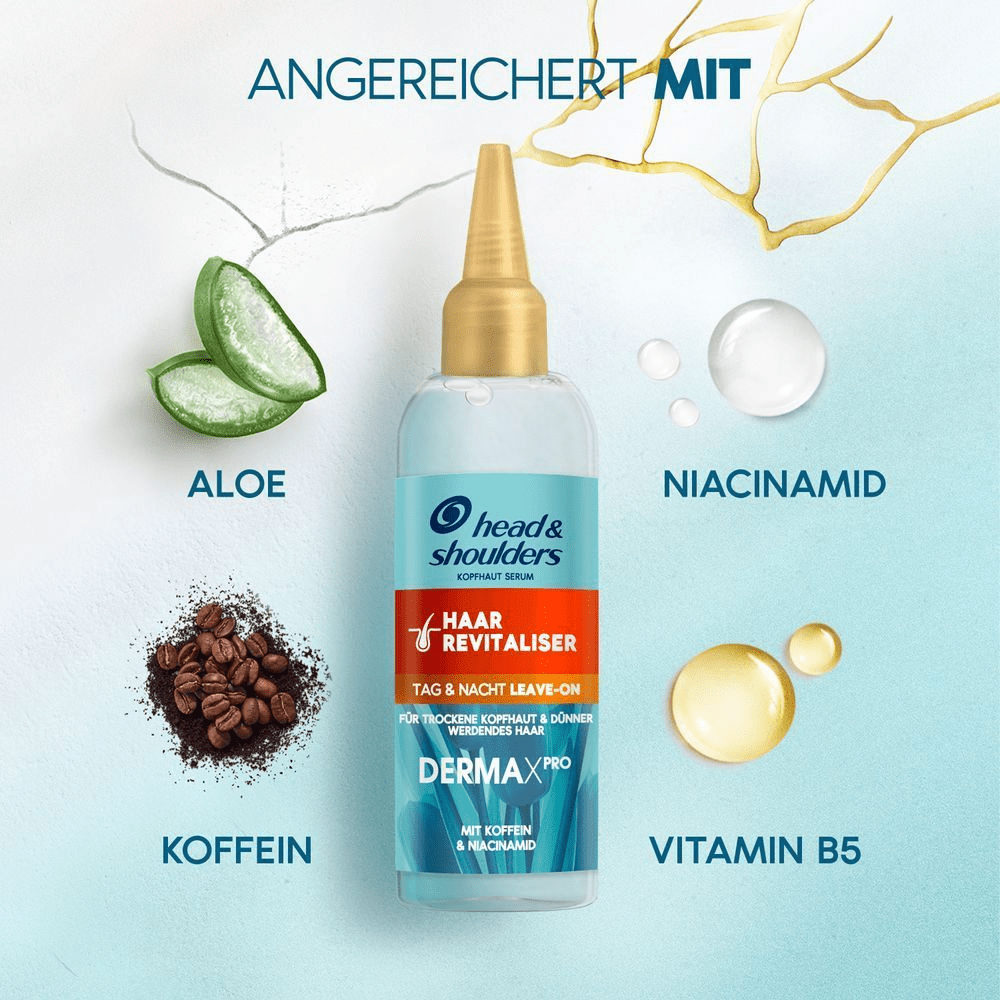 Bild: head & shoulders DERMAXPRO Revitaliser, Tag & Nacht Leave-On 