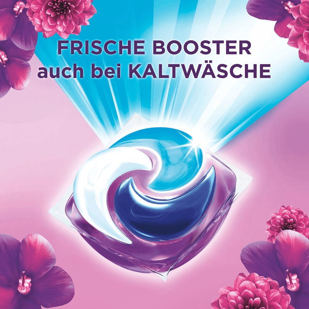 Bild: Lenor Waschmittel All-in-1 PODS® Amethyst Blütentraum 