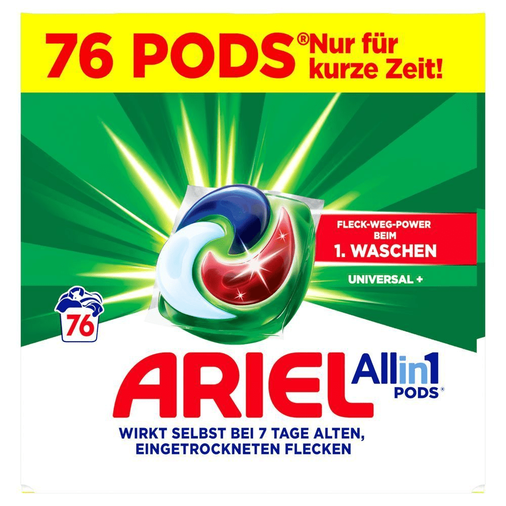 Bild: ARIEL All-in-1 POD Flüssigwaschmittel-Kapseln 