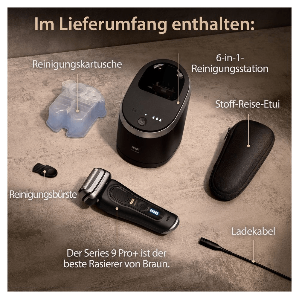 Bild: Braun Series 9 Pro+ Elektrorasierer Schwarz 