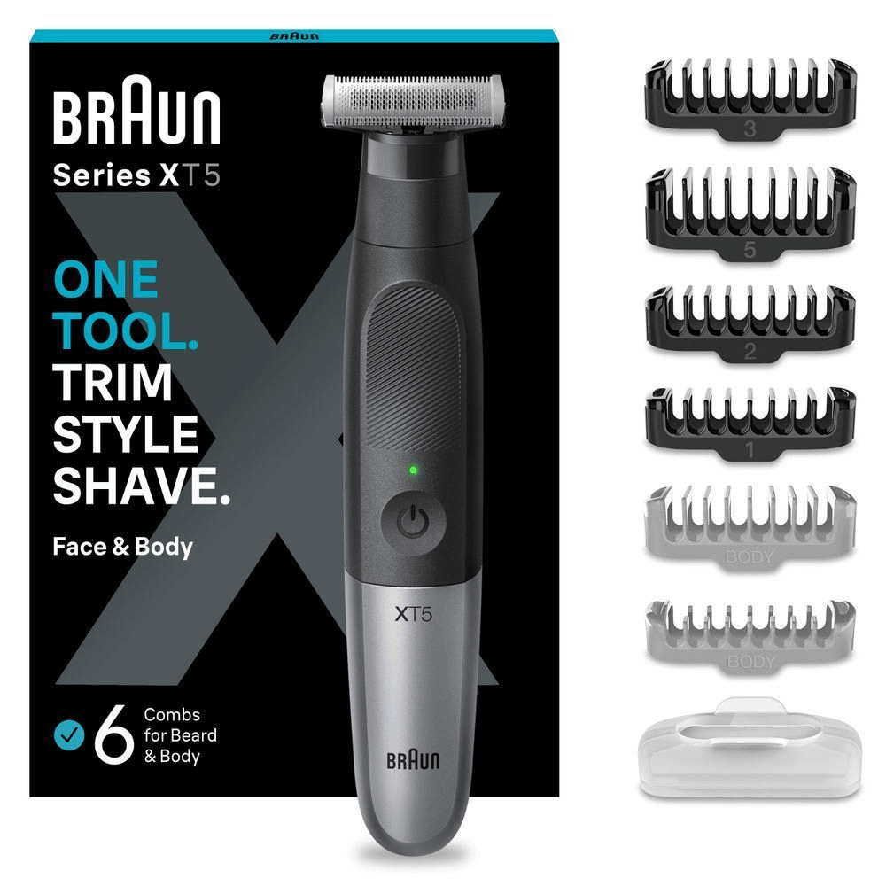 Bild: Braun Series X Barttrimmer und Körperrasierer XT5200 