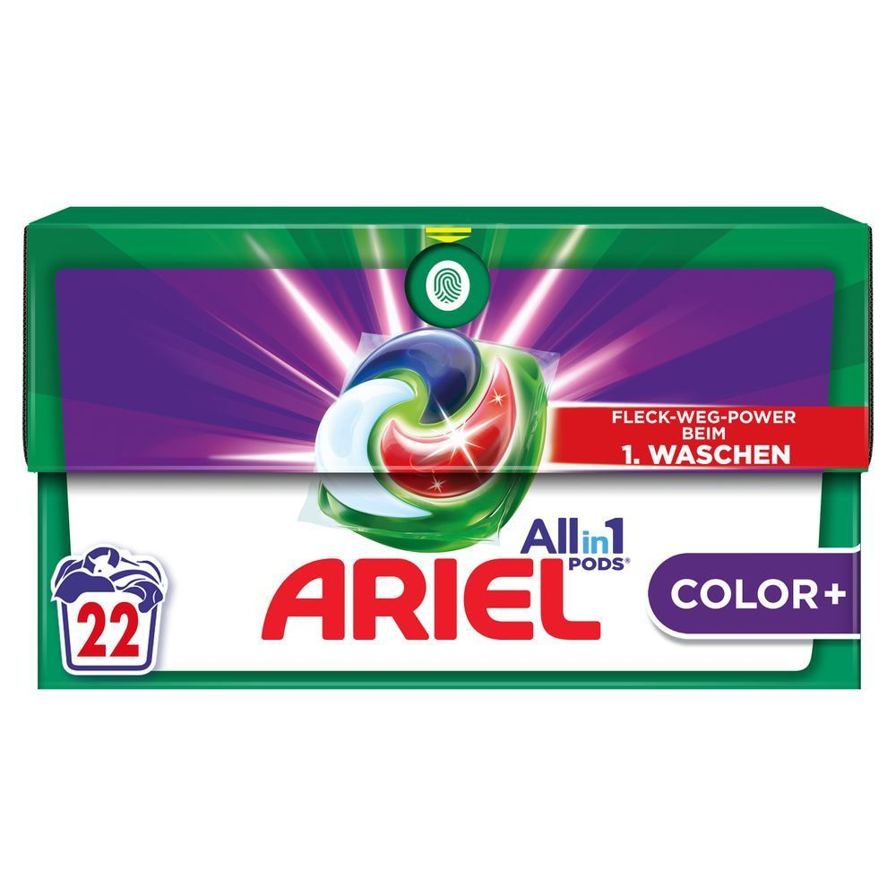 Bild: ARIEL All-in-1 PODS Color+ Flüssigwaschmittel-Kapseln 