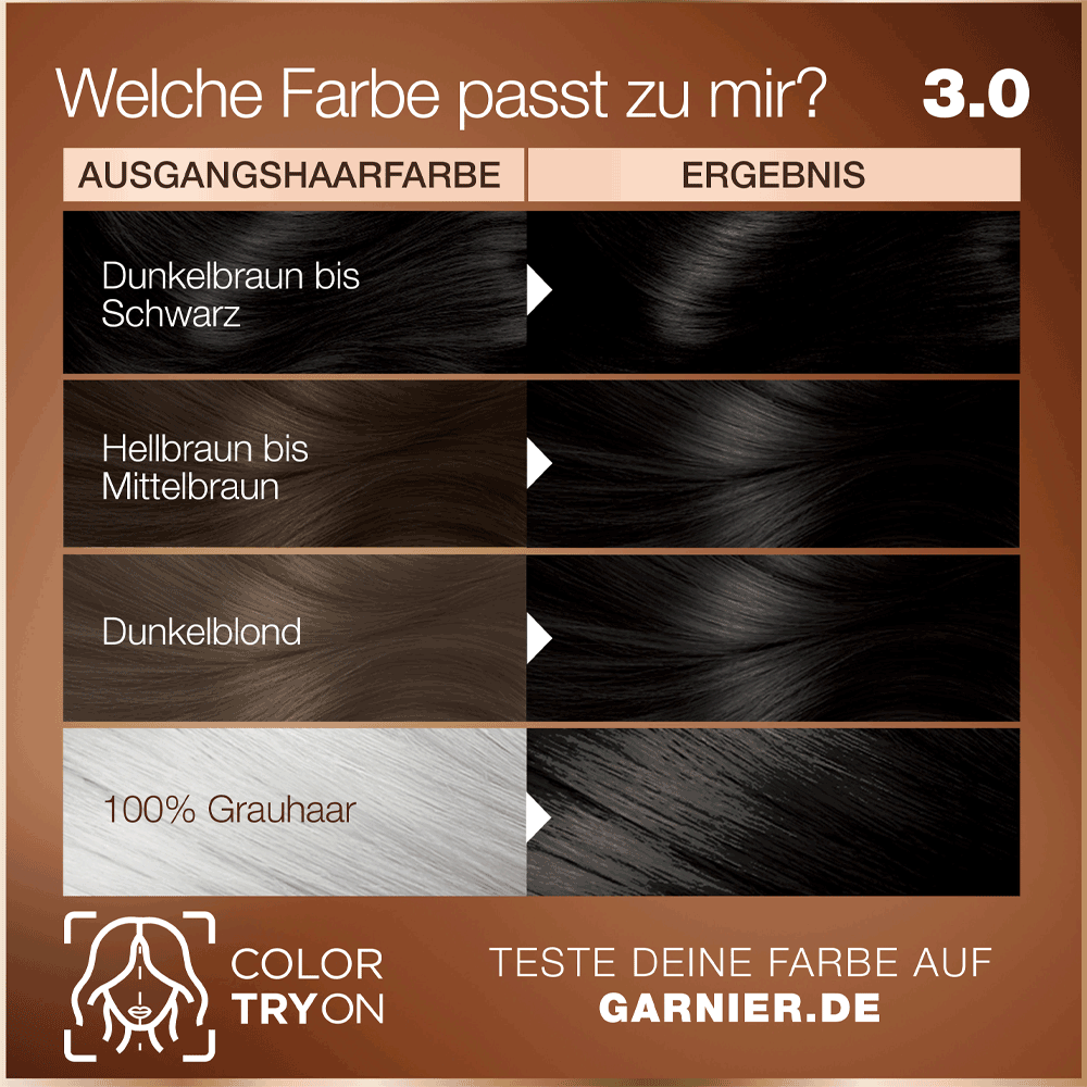 Bild: GARNIER GOOD Dauerhafte Haarfarbe dunkles schokobraun