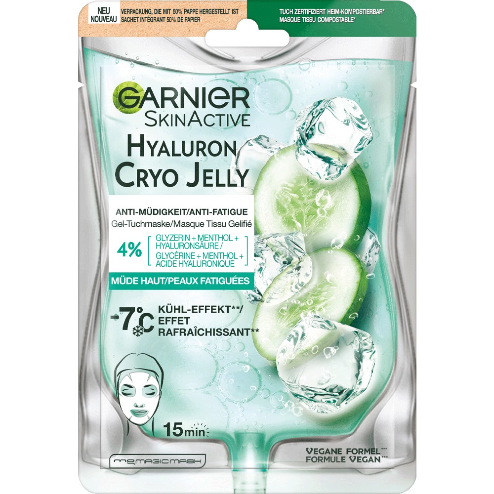 Bild: GARNIER SKIN ACTIVE Cryo Jelly Gel-Tuchmaske 