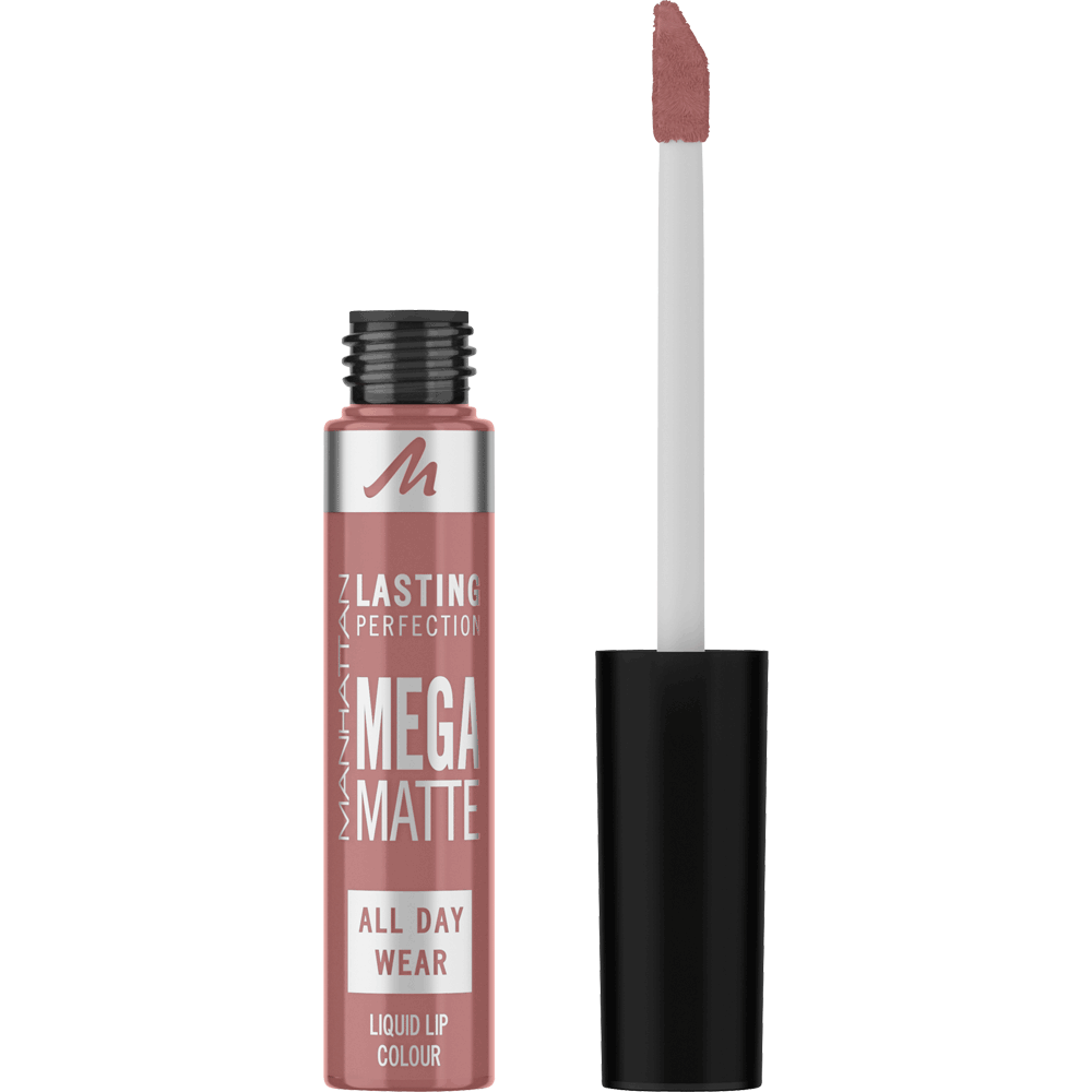 Bild: MANHATTAN Lasting Perfection Mega Matte Liquid Lip Colour strapless