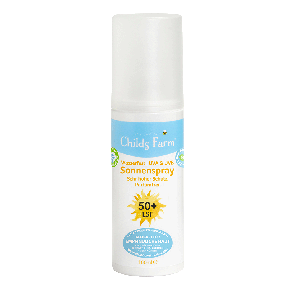 Bild: Childs Farm Sonnenlotion Spray LSF 50+ 