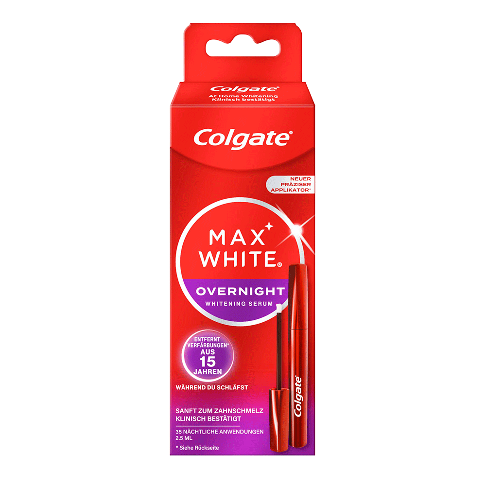 Bild: Colgate Max White Overnight Whitening Serum 