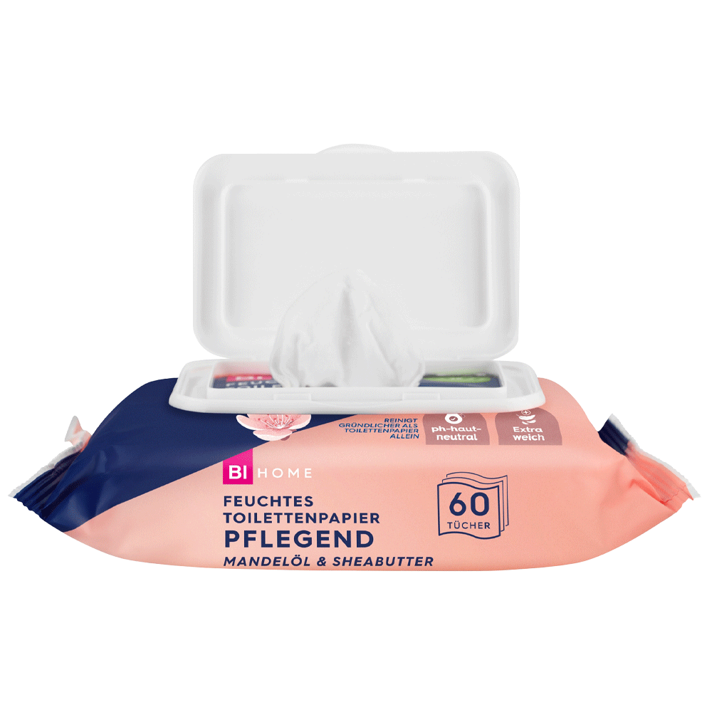 Bild: BI HOME Feuchtes Toilettenpapier Pflegend 