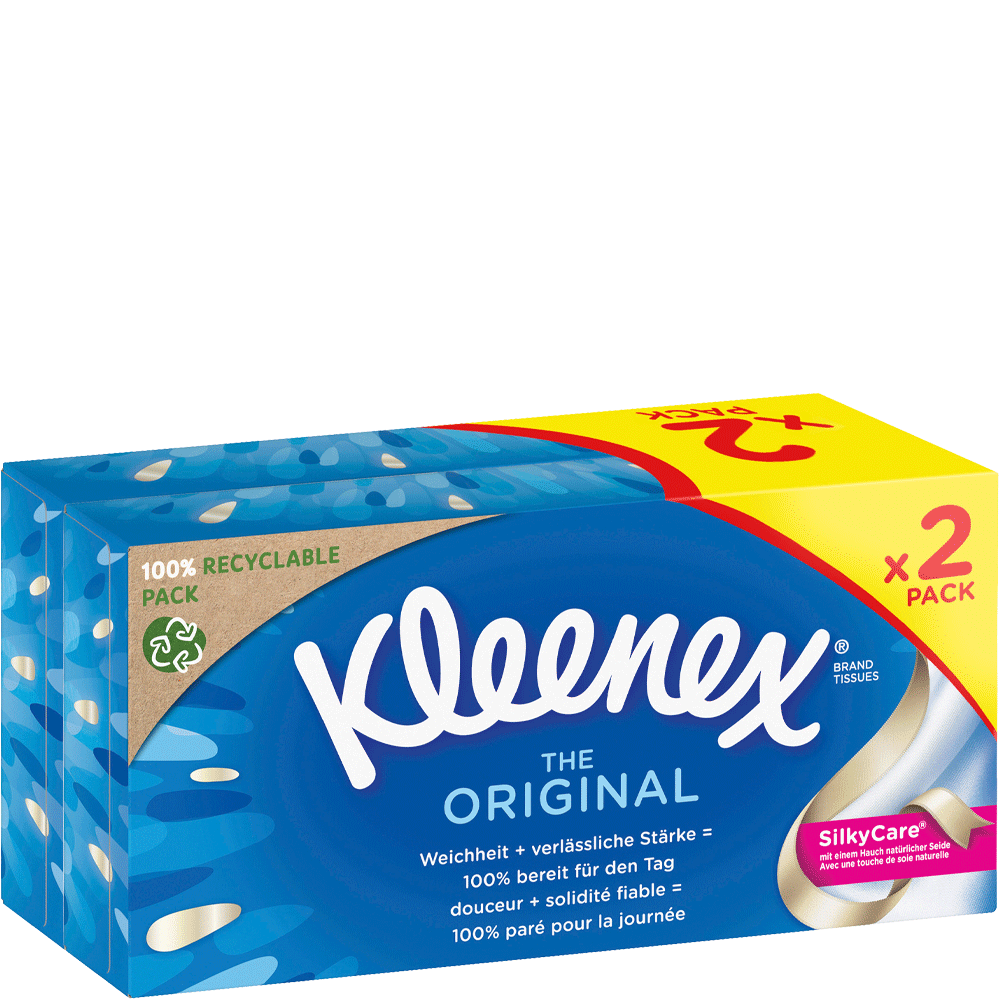 Bild: Kleenex Taschentücher Box Duo 