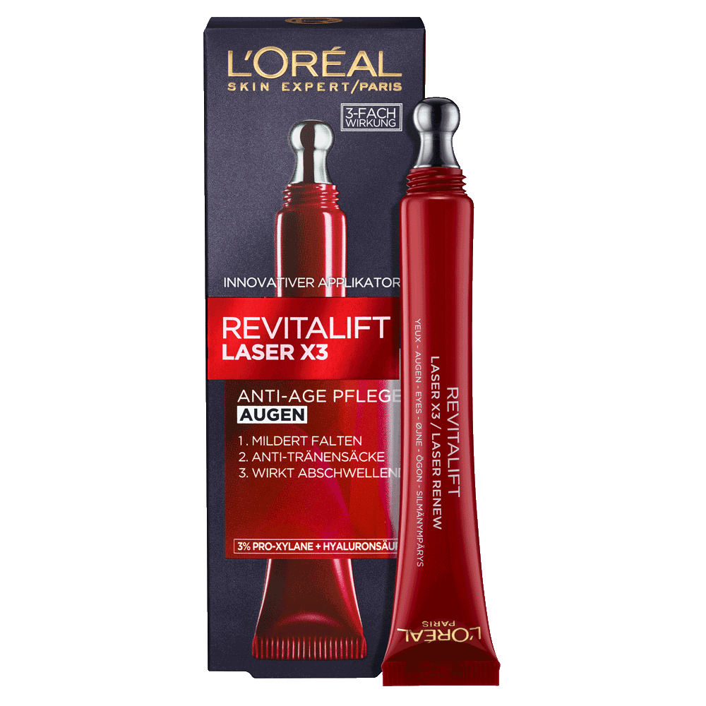 Bild: L'ORÉAL PARIS Revitalift Laser X3 Augenpflege 